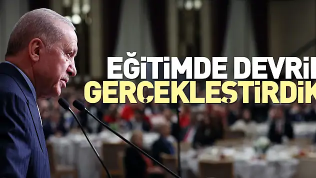 EĞİTİMDE DEVRİM GERÇEKLEŞTİRDİK!