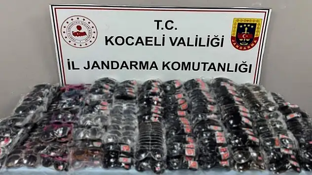 2 bin sahte güneş gözlüğü ele geçirildi