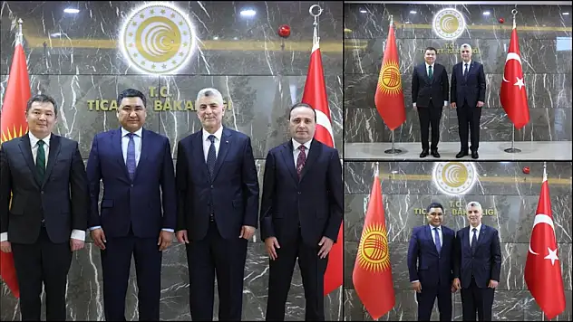 Ticaret Bakanı Bolat, Kırgızistan heyetiyle bir araya geldi