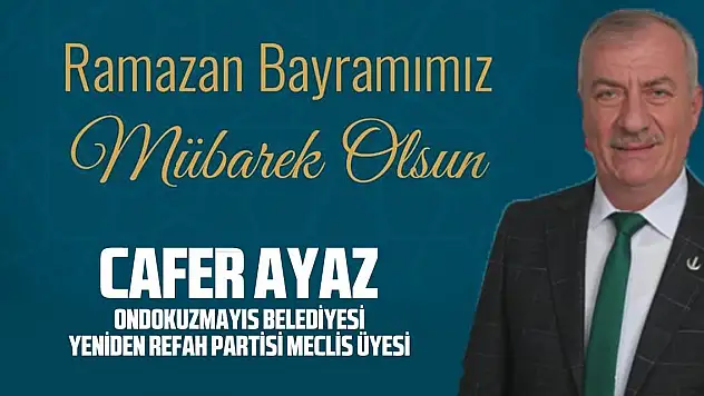 Ondokuz Mayıs Belediyesi Yeniden Refah Partisi Meclis Üyesi Cafer Ayaz