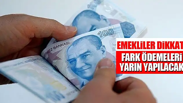 Emeklilerin bayram ikramiyesi farkları yarından itibaren ödenmeye başlanacak