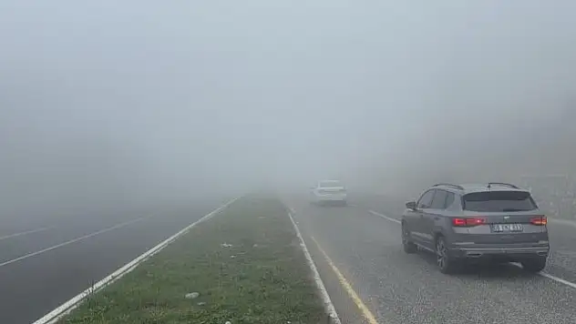 Görüş mesafesi 5 metreye düştü