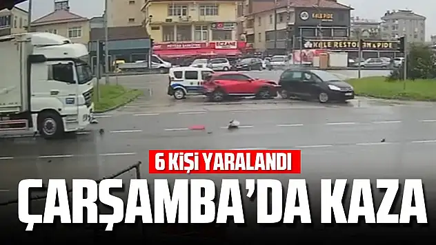 Samsun'da kaza: 6 yaralı