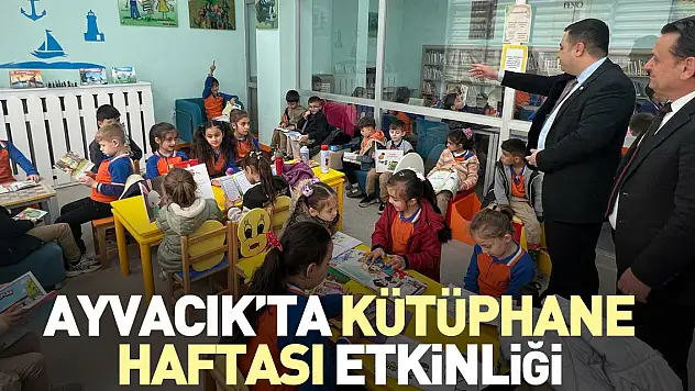 Ayvacık'ta Kütüphane Haftası Etkinliği