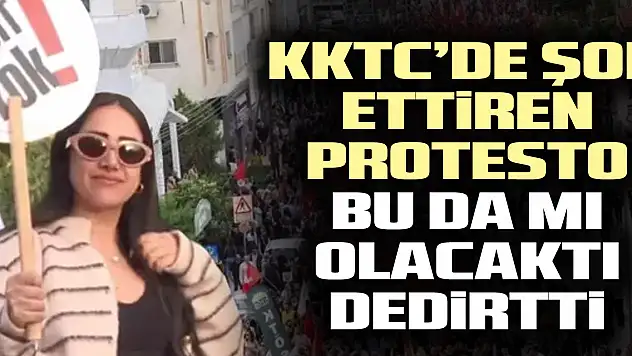 KKTC'DE ŞOK ETTiREN PROTESTO BU DA MI OLACAKTI DEDiRTTi