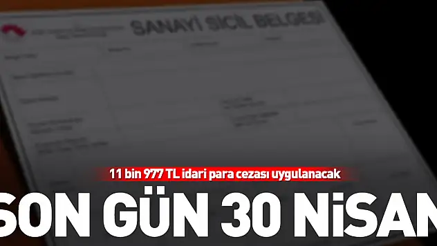 Son gün 30 Nisan