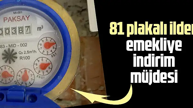 81 plakalı ilden emekliye indirim müjdesi