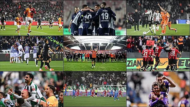 Süper Lig'de 31. haftanın perdesi kapandı