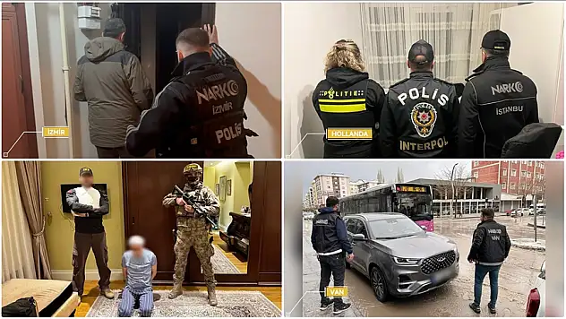 'Orkinos-Bulut' operasyonunda 234 şüpheli yakalandı