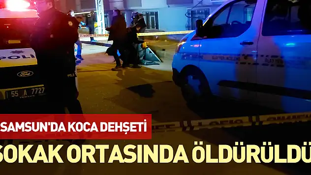 Samsun'da koca dehşeti