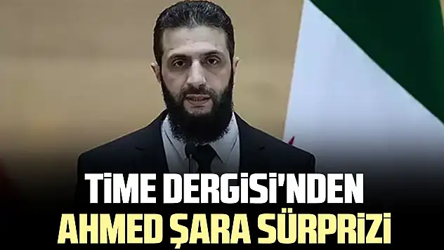 Time Dergisi'nden Ahmed Şara sürprizi