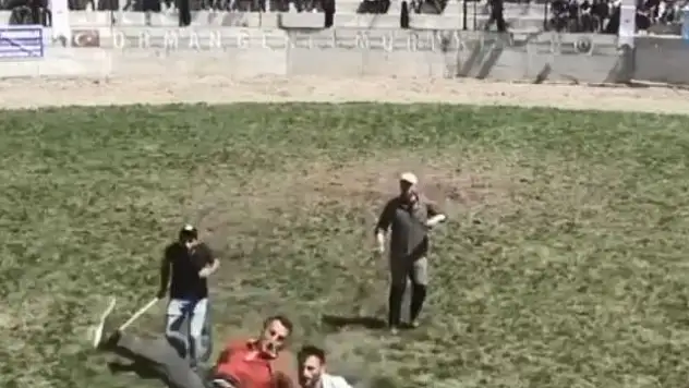 Güreşçi boğa bakıcısını hastanelik etti
