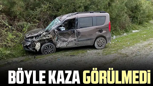 BÖYLE KAZA GÖRÜLMEDi