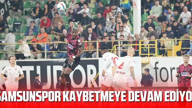 Trendyol Süper Lig: Alanyaspor: 1 - Samsunspor: 0 (Maç Sonucu)