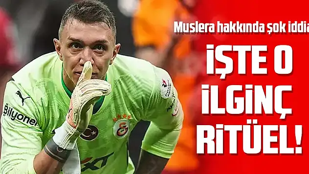 Muslera hakkında şok iddia!  İşte o ilginç ritüel!