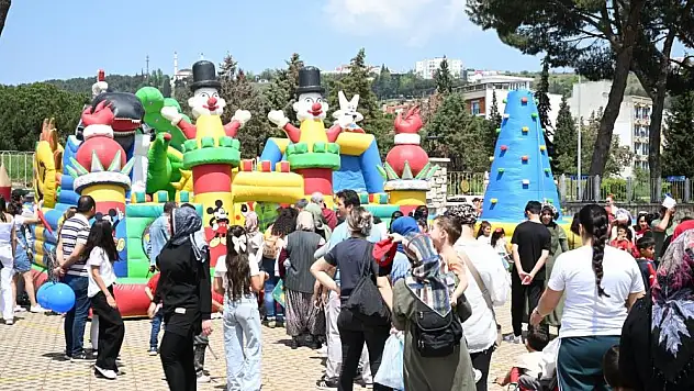 Çocuklar ve büyüklerde eğlence doruğa ulaştı
