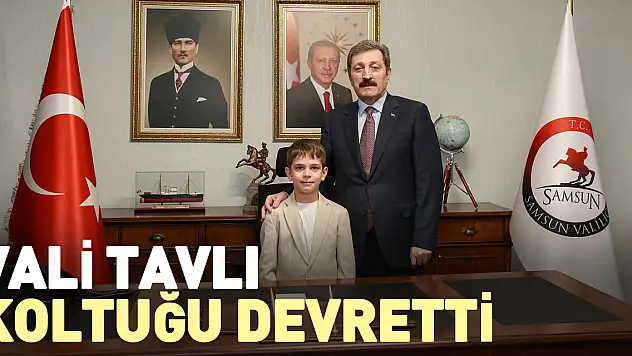 Vali Tavlı koltuğu devretti