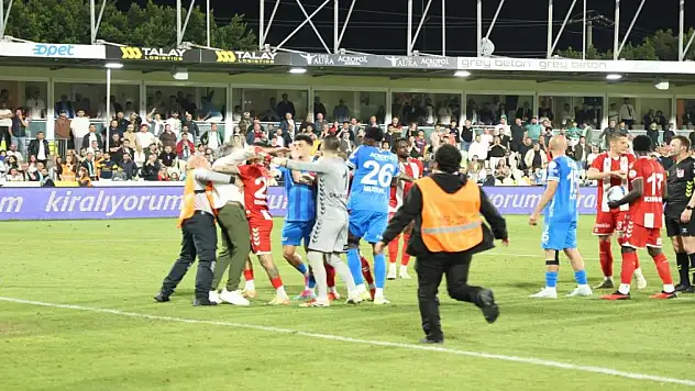 Son dakikalarda gergin anlar