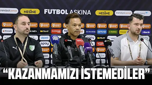 Jose Morais: 'Kazanmamızı istemediler'