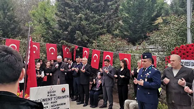 Şehit Binbaşı Ercüment Türkmen dualarla anıldı