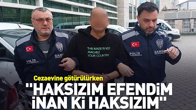 'Haksızım efendim inan ki haksızım'