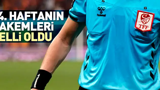 34. haftanın hakemleri belli oldu