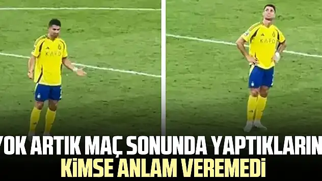 YOK ARTIK MAÇ SONUNDA YAPTIKLARINA KiMSE ANLAM VEREMEDi