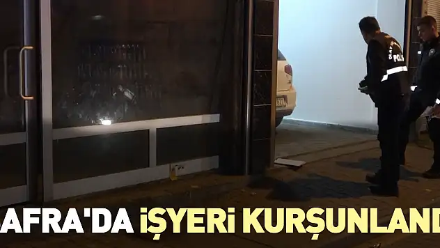 Bafra'da işyeri kurşunlandı