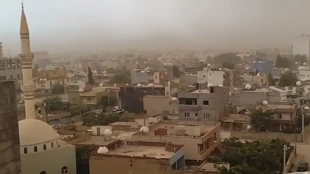 Suriye'den Mardin'e toz taşınımı