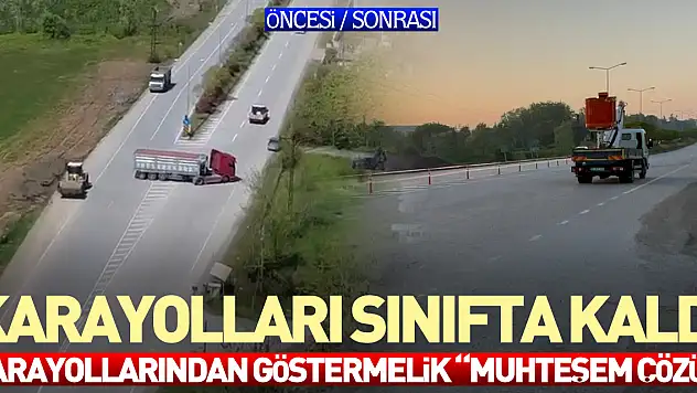Karayolları sınıfta kaldı Karayollarından göstermelik 'Muhteşem Çözüm'