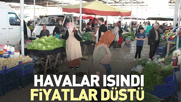 Havalar ısındı fiyatlar düştü