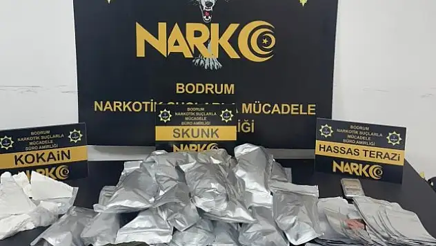 Bodrum'da zehir taciri operasyonu