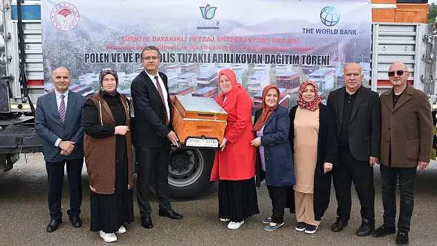 Ordu'da üreticilere arılı kovan desteği