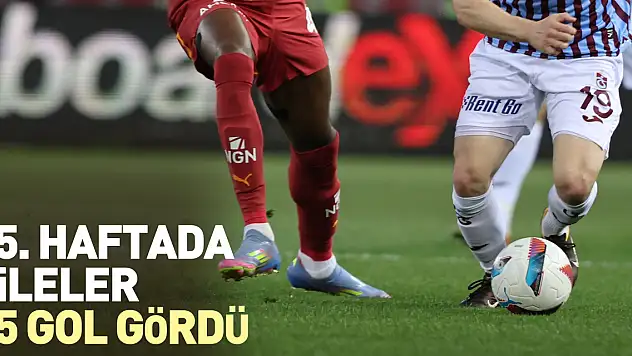 35. haftada fileler 25 gol gördü