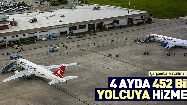 4 ayda 452 bin yolcuya hizmet