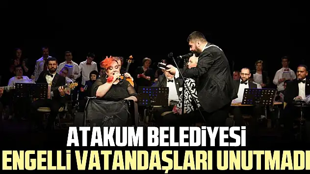 Atakum Belediyesi engelli vatandaşları unutmadı