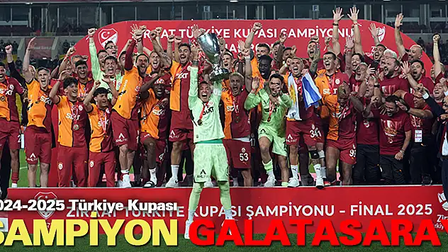 Türkiye kupasında şampiyon Galatasaray