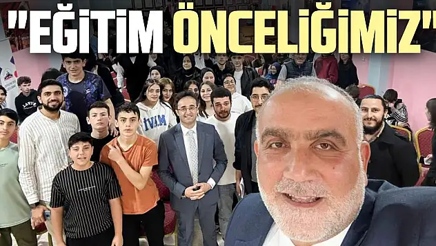 'Eğitim önceliğimiz'