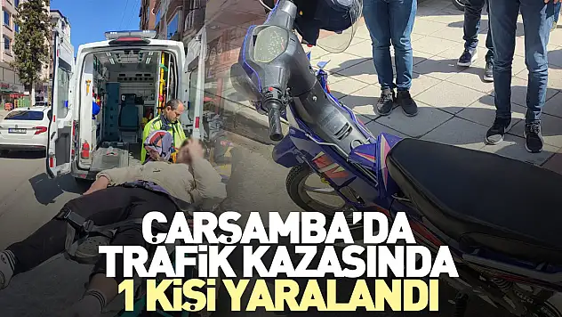 Çarşamba'da trafik kazası