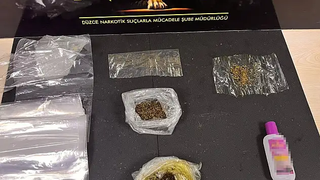 Düzce'de uyuşturucuya darbe