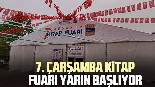 7. ÇARŞAMBA KiTAP FUARI YARIN BAŞLIYOR