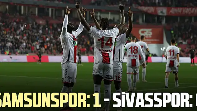Samsunspor: 1 - Sivasspor: 0