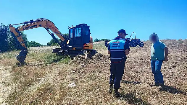 Didim'de kaçak kazı yapan 3 şahıs suçüstü yapıldı