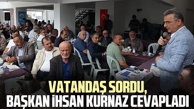 Vatandaş Sordu, Başkan ihsan Kurnaz Cevapladı