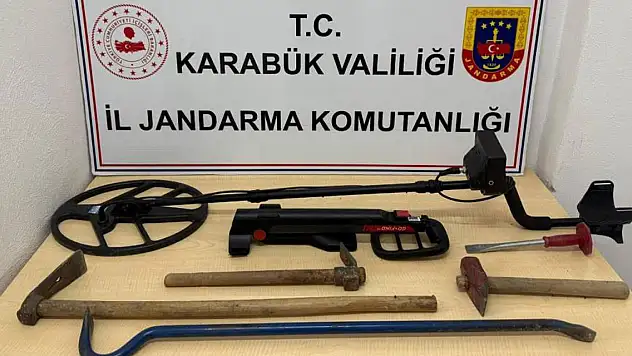 İzinsiz kazıya suçüstü