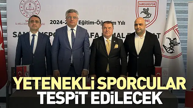 Yetenekli sporcular tespit edilecek
