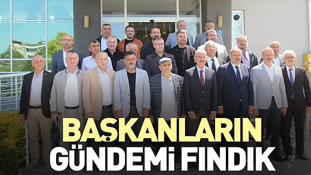 BAŞKANLARIN GÜNDEMİ FINDIK