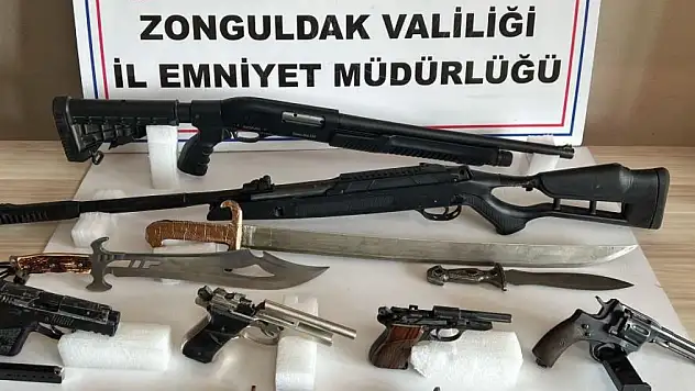 Kafes operasyonunda Zonguldak'ta 18 şüpheli gözaltında