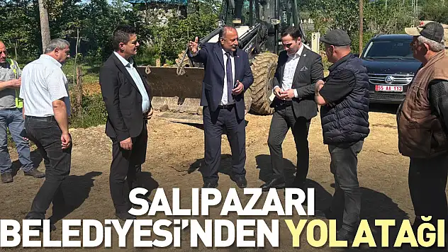 Salıpazarı Belediyesi'nden Yol Atağı