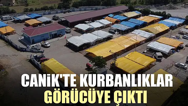 Canik'te Kurbanlıklar Görücüye Çıktı